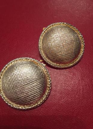 Кліпси сережки вінтаж