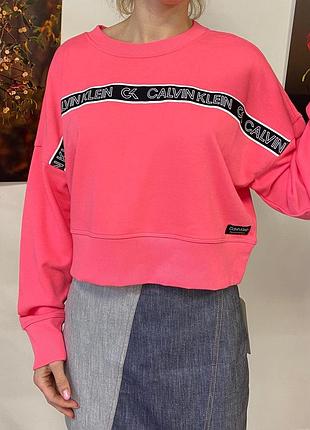 Світшот calvin klein кроп оверсайз оригінал