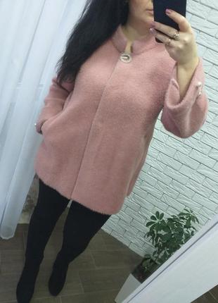 Пальто из шерсти альпаки отличное качество