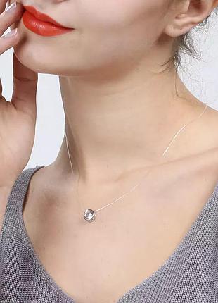 Камінчик на волосіні камінець на лєсці підвіска кулон підвіска