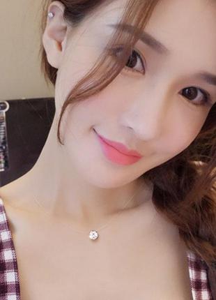 Камушек на леске підвіска кулон цепочка