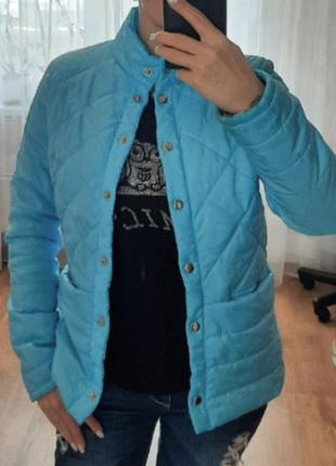 💯💥стьобана демісезонна куртка на синтепоні.