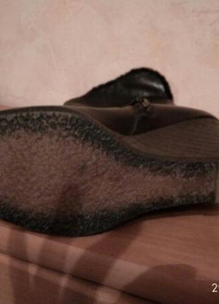 Зимові шкіряні чоботи сarlo рazolini (оригінал)4 фото