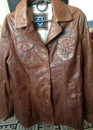 Мягкая кожаная куртка