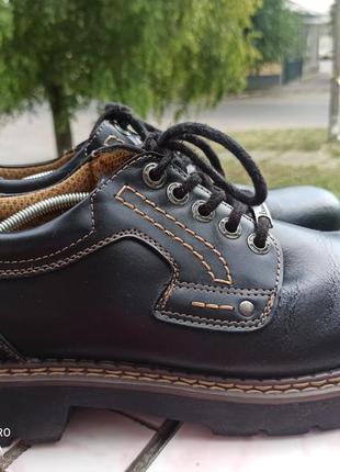 Добротные кожаные туфли landrover 44 размер2 фото