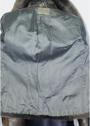Меховая куртка из нерпы р. 42-44 No23 мех напоминает норочный.10 фото