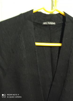 Р2. кашемировая классическая черная базовая кофта на пуговицах кардиган кашемир на пуговицах2 фото