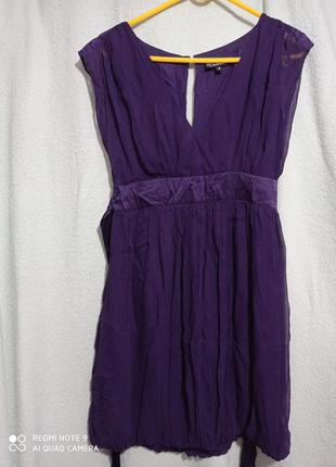 Шелковое шыкар нарядное шифоновое фиолетовое шёлковое шёлк шелк шовк платье атлас шифон жатка бархат