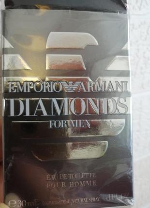 Emporio armani diamond for men 30 мл.2 фото