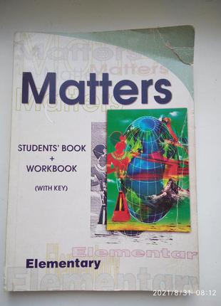 Книга учебник matters elementary students book workbook