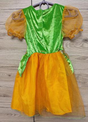 Детский костюм, платье тыква, тыковка, гарбуз, ведьма, ведьмочка на 3-4 года5 фото