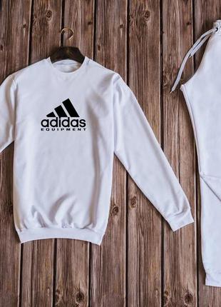 Чоловічий осінній спортивний трикотажний костюм adidas комплект