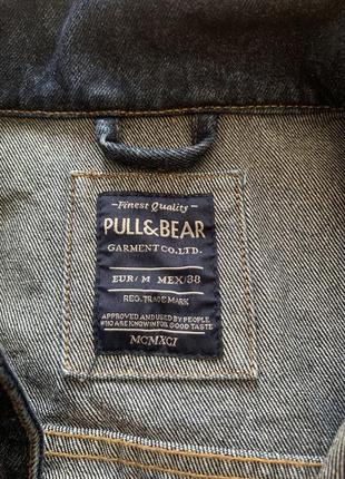 Джинсовая курточка pull & bear3 фото