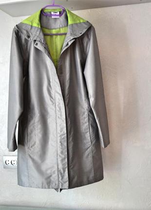 Стильный плащ курточка дождевик с капюшоном waterproff1 фото