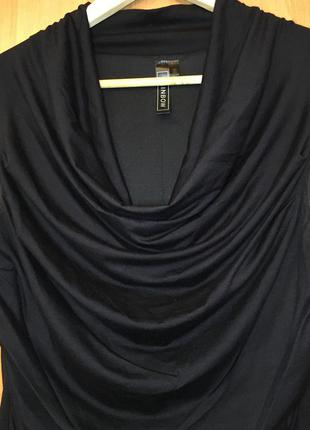 Чёрное нарядное платье s-m размер1 фото