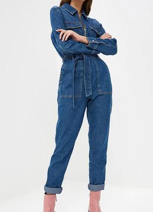 Topshop классный джинсовый комбинизон 46-48 размер
