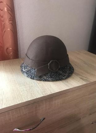 Шерстяна шляпка marks & spencer1 фото