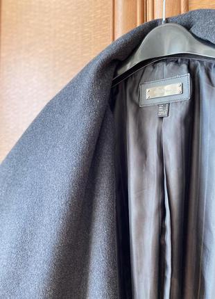 Пальто на запах mango suit lana шерсть3 фото