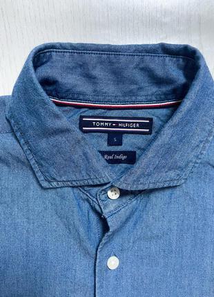 Tommy hilfiger джинсовая рубашка4 фото