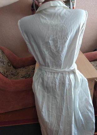 Платье сарафан с пуговицами в пол 100%хлопок5 фото