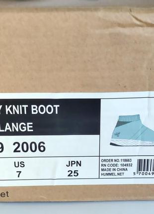 Хайтопы - кроссовки hummel terrafly knit boot 39 grey melange9 фото
