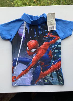 Новая футболка для купанию на мальчика 86-92 см 12-24 мес spider-man