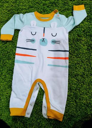 Чоловічок, человечек, ромпер, боді, щільний комбінезон стильний (осінь, весна) дівчинка, хлопчик