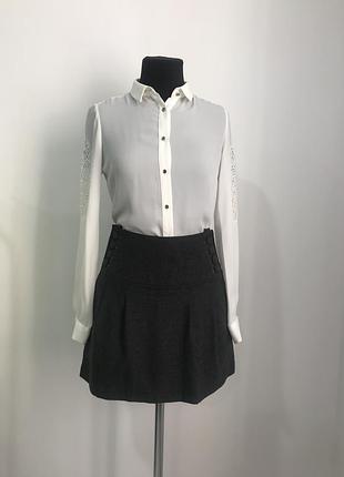 Спідниця 40 р. gina tricot шерсть