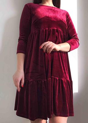 ⛔ стрейчевое плаття стрейч велюр оксамит
