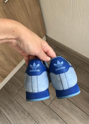 Оригінальні шкіряні кросівки adidas samoa7 фото