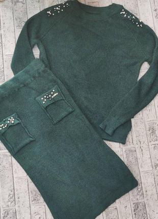 С люрексом юбки