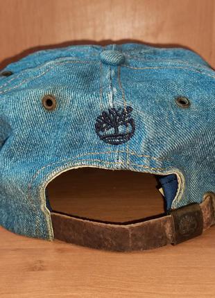 Джинсова вінтажна кепка-бейсболка timberland vintage made in usa6 фото