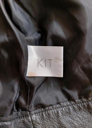 Кожаный пиджак kit6 фото