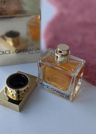 The one eau de toilette dolce & gabbana 30 ml оригінал лазерний батч-код, в слюде4 фото