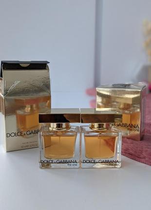 The one eau de toilette dolce & gabbana 30 ml оригінал лазерний батч-код, в слюде2 фото