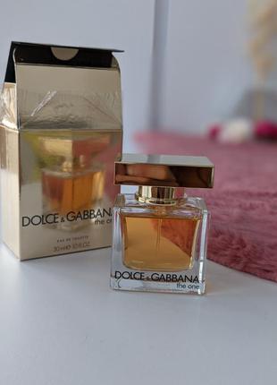 The one eau de toilette dolce & gabbana 30 ml оригінал лазерний батч-код, в слюде6 фото