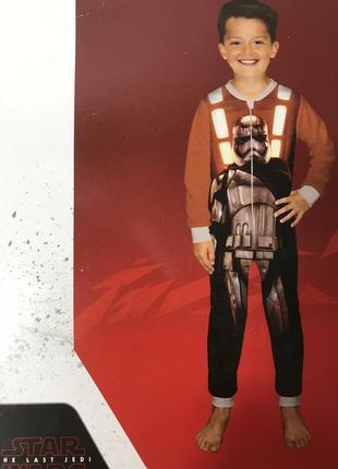 Флісовий чоловічок піжама на хлопчика сліп star wars