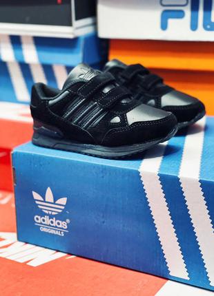 Кросівки дитячі шкіряні на липучці adidas zx750 кросівки адідас4 фото