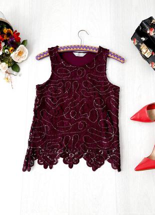 Святкова ажурна блуза