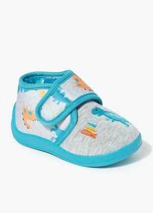 Брендовые теплые тапочки для мальчика matalan