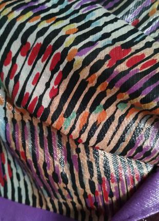 Fabiani roma шелковый сверкающий платок10 фото