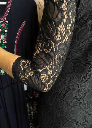 Неймовірне мереживна сукня з спідницею-годе та красивенной спинкою3 фото
