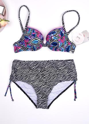 36b, трендовий купальник з високими плавками triumph mix&match 19 whu pt + midi 02 pt