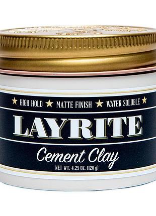 Глина для укладки волос layrite cement hair clay 120 г