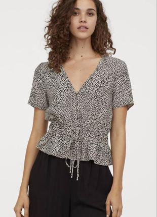 Топ блуза от h&m в винтажном стиле1 фото