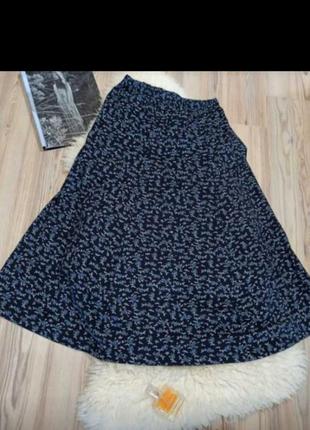 Спідниця маді легка квітковий малюнок