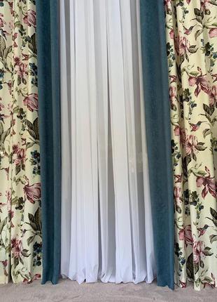 Комплект штор колібрі