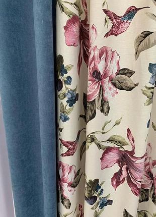 Комплект штор колібрі