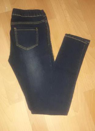 Стильні темно-сині джинси джеггінси denim co s3 фото