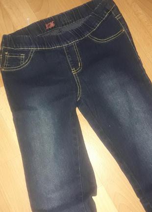 Стильні темно-сині джинси джеггінси denim co s4 фото